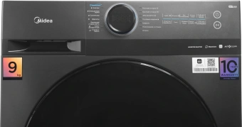Стиральная машина Midea MF200W90WBS/S-RU класс: A загр.фронтальная макс.:9кг темно-серебристый инвертор - купить недорого с доставкой в интернет-магазине