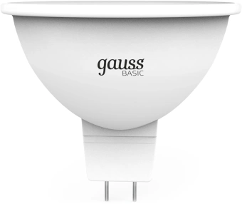 Лампа светодиодная Gauss Elementary 9Вт цок.:GU5.3 софит 12B св.свеч.теп.св./дневн. (упак.:10шт) (11519) - купить недорого с доставкой в интернет-магазине