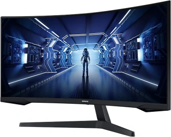 Монитор Samsung 34" Odyssey G5 C34G55TWWI черный VA LED 1ms 21:9 HDMI матовая 250cd 178гр/178гр 3440x1440 165Hz DP UW 5.6кг - купить недорого с доставкой в интернет-магазине