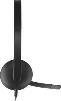 Наушники с микрофоном Logitech H340 черный 1.8м накладные USB оголовье (981-000475) - купить недорого с доставкой в интернет-магазине