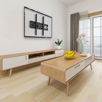 Кронштейн для телевизора Buro MF3 черный 32"-70" макс.40кг настенный поворотно-выдвижной и наклонный - купить недорого с доставкой в интернет-магазине