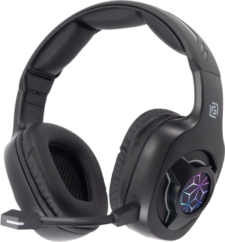 Наушники с микрофоном Оклик HS-L575G черный мониторные BT оголовье (1895253) - купить недорого с доставкой в интернет-магазине