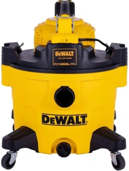Строительный пылесос DeWalt DXV234P 1080Вт (уборка: сухая/влажная) желтый - купить недорого с доставкой в интернет-магазине