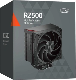 Устройство охлаждения(кулер) PcCooler RZ500 Soc-AM5/AM4/1200/1700/1851 черный 4-pin 32dB Al+Cu 250W Ret (RZ500-BKNWNX-GL) - купить недорого с доставкой в интернет-магазине