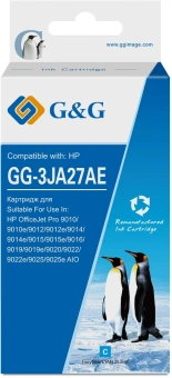 Картридж струйный G&G GG-3JA27AE 963XL голубой (25.8мл) для HP OfficeJet Pro 9010/9010e/9012/9012e/9014/9014e/9015/9015e/9016/9019/9019e/9020/9022/9022e/9025/9025e AIO - купить недорого с доставкой в интернет-магазине