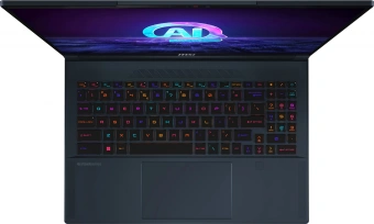 Ноутбук MSI Stealth 16 AI Studio A1VHG-061RU Core Ultra 9 185H 32Gb SSD2Tb NVIDIA GeForce RTX4080 12Gb 16" IPS UHD+ (3840x2400) Windows 11 Home dk.blue WiFi BT Cam (9S7-15F312-061) - купить недорого с доставкой в интернет-магазине