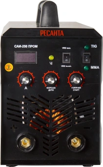 Сварочный аппарат Ресанта САИ-250 ПРОМ инвертор ММА/TIG 8.7кВт - купить недорого с доставкой в интернет-магазине