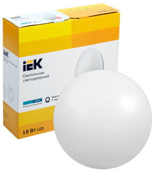 Светильник IEK ДПБ1002 18Вт 4000K белый (LDPB0-1002-18-4000-K01) - купить недорого с доставкой в интернет-магазине