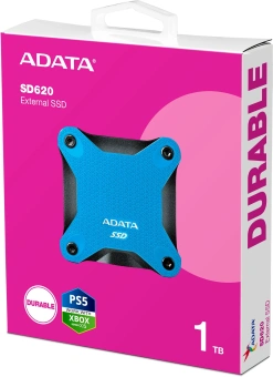 Накопитель SSD A-Data USB3.2 Gen2 1TB SD620-1TCBL SD620 2.5" синий - купить недорого с доставкой в интернет-магазине