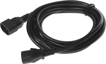Кабель-удлинитель KingPrice KP-PC-C13-C14-3m IEC C13 IEC C14 3м черный - купить недорого с доставкой в интернет-магазине