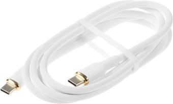 Кабель Romoss CB3224 1746341 USB Type-C (m)-USB Type-C (m) 1.2м белый коробка (упак.:1шт) - купить недорого с доставкой в интернет-магазине