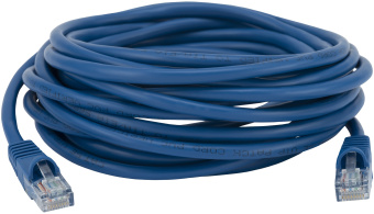 Патч-корд Buro UTP 4 пары cat.5E CCA molded 5м синий RJ-45 (m)-RJ-45 (m) - купить недорого с доставкой в интернет-магазине