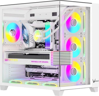 Корпус Formula Crystal Z9 белый без БП ATX 2xUSB3.0 1xUSB3.1 audio bott PSU - купить недорого с доставкой в интернет-магазине