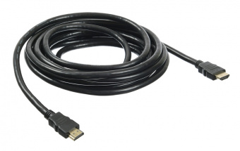 Кабель аудио-видео Buro HDMI 2.0 HDMI (m)/HDMI (m) 5м. Позолоченные контакты черный (BHP HDMI 2.0-5) - купить недорого с доставкой в интернет-магазине