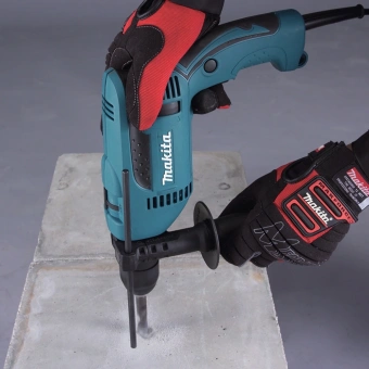 Дрель ударная Makita HP1641 680Вт патрон:быстрозажимной реверс - купить недорого с доставкой в интернет-магазине