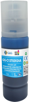Чернила G&G GG-C13T03V24A 101C голубой70мл для Epson L4150/L4160/L6160/L6170 - купить недорого с доставкой в интернет-магазине