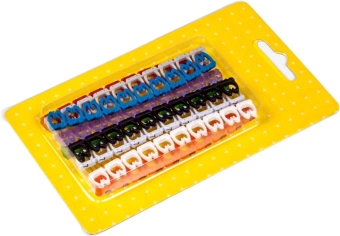 Клипсы Lanmaster LAN-MCC-NUM-SET-C5E для маркировки (упак.:100шт) - купить недорого с доставкой в интернет-магазине