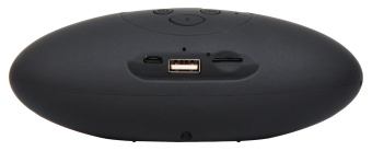 Колонка порт. Hyundai H-PAC100 черный 3W 1.0 BT/3.5Jack/USB - купить недорого с доставкой в интернет-магазине