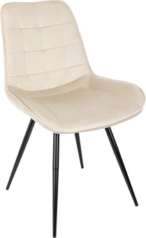 Стул для дома Бюрократ CH-K2_4 комплект 4шт бежевый Holland 06 металл черный на ножках (CH-K2_1/HL07_4) - купить недорого с доставкой в интернет-магазине