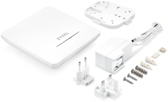 Точка доступа Zyxel NebulaFlex NWA90BEPRO-EU0102F BE6500 10/100/1000/2500BASE-T белый - купить недорого с доставкой в интернет-магазине