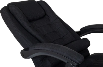 Кресло руководителя Бюрократ CH-BOSS черный 38-418 крестов. пластик подст.для ног - купить недорого с доставкой в интернет-магазине