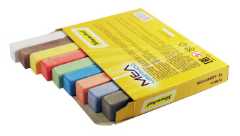 Мел цветной Silwerhof 882086-09 Солнечная коллекция 9цв. картон.кор. - купить недорого с доставкой в интернет-магазине