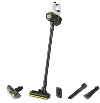 Пылесос ручной Karcher VC 4 Cordless myHome Pet 140Вт черный/белый - купить недорого с доставкой в интернет-магазине