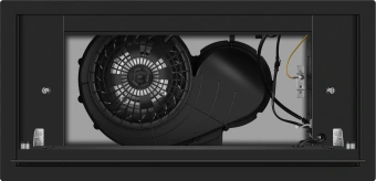 Вытяжка встраиваемая Weissgauff Quadra 600 Touch черный управление: сенсорное (1 мотор) - купить недорого с доставкой в интернет-магазине