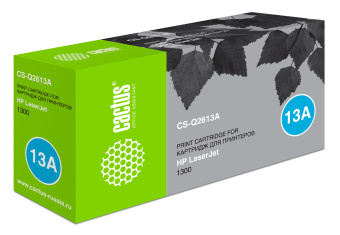 Картридж лазерный Cactus CS-Q2613A Q2613A черный (2500стр.) для HP LJ 1300 - купить недорого с доставкой в интернет-магазине