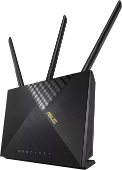 Роутер беспроводной Asus 4G-AX56 AX1800 10/100/1000BASE-TX/4G cat.6 черный - купить недорого с доставкой в интернет-магазине