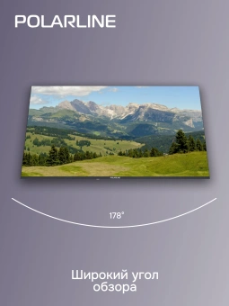 Телевизор LED PolarLine 40" 40PL53TC-SM Frameless черный FULL HD 60Hz DVB-T DVB-T2 DVB-C DVB-S2 USB WiFi Smart TV (RUS) - купить недорого с доставкой в интернет-магазине