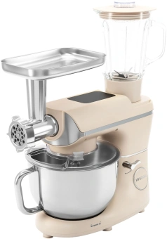 Кухонная машина Hyundai HYM-S9681 планетар.вращ. 1500Вт бежевый - купить недорого с доставкой в интернет-магазине