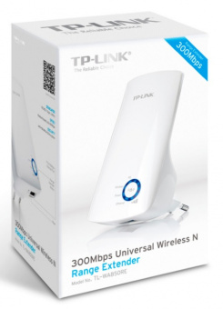 Повторитель беспроводного сигнала TP-Link TL-WA850RE N300 10/100BASE-TX белый - купить недорого с доставкой в интернет-магазине