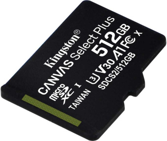 Флеш карта microSDXC 512GB Kingston SDCS2/512GBSP Canvas Select Plus w/o adapter - купить недорого с доставкой в интернет-магазине