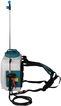 Опрыскиватель Makita DUS108Z аккум. ранц. 10л белый/бирюзовый - купить недорого с доставкой в интернет-магазине
