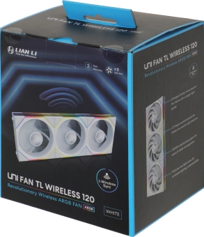 Вентилятор для корпуса Lian-Li Uni Fan TL Wireless 120 ARGB 120х120x28 белый 4-pin 33дБ (упак.:3шт) (G99.12TL1W3W.R0) Ret - купить недорого с доставкой в интернет-магазине