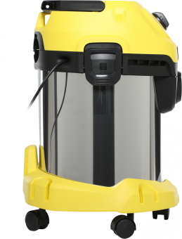 Строительный пылесос Karcher WD 3 S V-17/4/20 1000Вт (уборка: сухая/сбор воды) желтый - купить недорого с доставкой в интернет-магазине