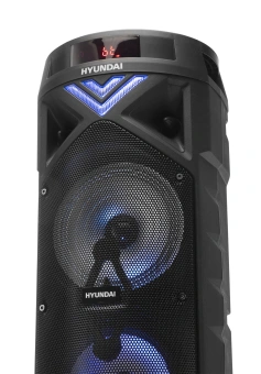 Минисистема Hyundai H-MC180 черный 80Вт FM USB BT SD/MMC - купить недорого с доставкой в интернет-магазине