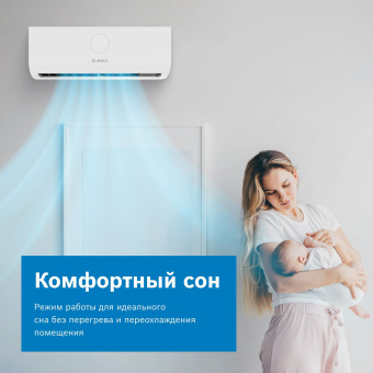 Сплит-система Bosch CLL2000 W 53 белый - купить недорого с доставкой в интернет-магазине