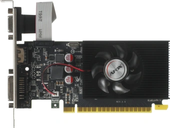 Видеокарта Afox PCI-E 3.0 AF610-1024D3L7-V6 NVIDIA GeForce GT 610 1Gb 64bit GDDR3 810/1333 DVIx1 HDMIx1 CRTx1 HDCP Ret - купить недорого с доставкой в интернет-магазине