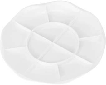 Палитра для смешивания красок Deli 68305 круглая D135мм - купить недорого с доставкой в интернет-магазине