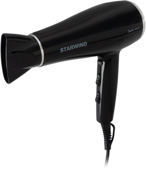 Фен Starwind SHD 7080 2000Вт черный/хром - купить недорого с доставкой в интернет-магазине