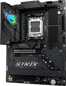 Материнская плата Asus ROG STRIX B850-F GAMING WIFI SocketAM5 AMD B850 4xDDR5 ATX AC`97 8ch(7.1) 2.5Gg RAID+HDMI+DP - купить недорого с доставкой в интернет-магазине