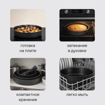 Набор посуды Rondell Invorno RDA-2018 4 предмета - купить недорого с доставкой в интернет-магазине