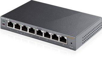 Коммутатор TP-Link TL-SG108PE (L2) 8x1Гбит/с 4PoE+ 64W управляемый - цена, купить или заказать с доставкой в интернет-магазине Коммутатор TP-Link TL-SG108PE (L2) 8x1Гбит/с 4PoE+ 64W управляемый - купить недорого с доставкой в интернет-магазине