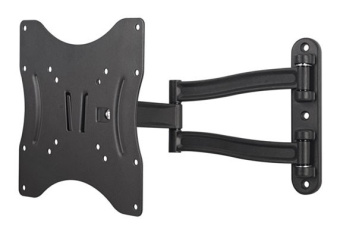 Кронштейн для телевизора Kromax TECHNO-3 серый 15"-40" макс.20кг настенный поворотно-выдвижной и наклонный - купить недорого с доставкой в интернет-магазине