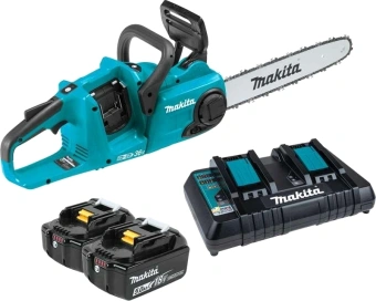 Цепная пила Makita DUC353CT2 36Вт дл.шины:14" (35cm) 5Ач - купить недорого с доставкой в интернет-магазине