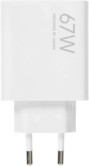 Сетевое зар./устр. Xiaomi 67W HyperCharge Power Adapter 67W 3.25A (PD) USB универсальное белый (BHR07SKEU) - купить недорого с доставкой в интернет-магазине