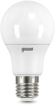 Лампа светодиодная Gauss A60 10Вт цок.:E27 шар 220B св.свеч.бел.теп. A60 (упак.:10шт) (102502110) - купить недорого с доставкой в интернет-магазине