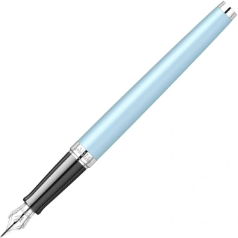 Ручка перьев. Waterman Hemisphere Colour Blocking (2179924) Blue CT F сталь нержавеющая F син. черн. подар.кор. - купить недорого с доставкой в интернет-магазине